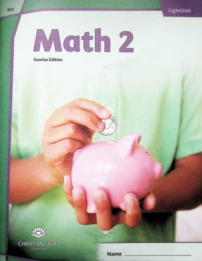 Christian Light Math LightUnit 203 Sunrise Edition
