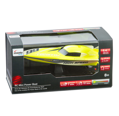 RC Mini Power Boat "Yellow"