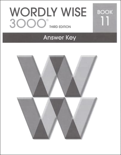 Wordly Wise 3000 3rd Edition Key Book 11