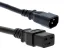 AC Power Cord, C14 to C19, 14 AWG, 10ft, Black