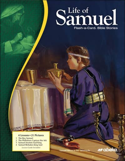 Abeka Life of Samuel Flash-a-Card Bible Stories (8 1/2" x 11")