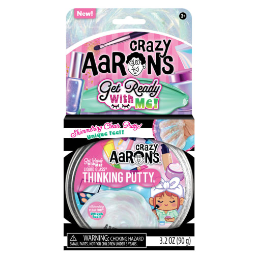 Crazy Aaron's Get Ready with Me Thinking Putty 4" Tin