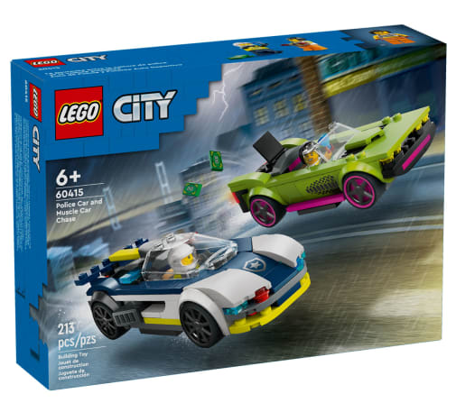 LEGO City Police Car and Muscle Car Chase (60415)