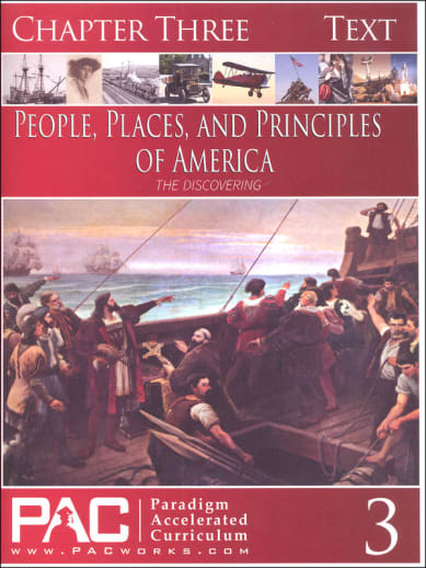 People, Places, and Principles of America Chapter 3 Text