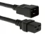 AC power cord, C20 to C19, 12 AWG, 7ft, Black