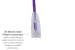 Cat6A Slim Snagless Ethernet Patch Cable, 35 ft, Purple