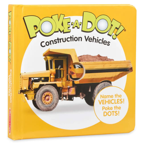 Melissa & Doug Poke-A-Dot! Construction Vehicles