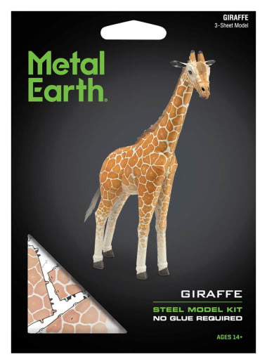 Giraffe - Color (Metal Earth 3D Laser Cut Model)