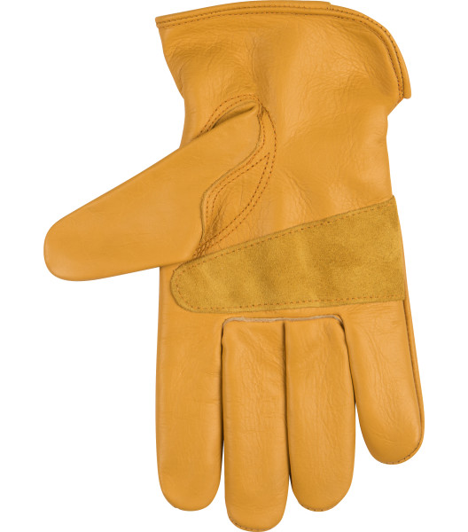 Premium Grain Cowhide Driver with Palm Patch, Golden, large