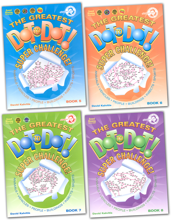 Greatest Dot-to-Dot Super Challenge! Set of Books #5-8