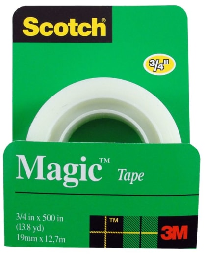 Scotch Magic Tape 3/4"x500" Refill Roll