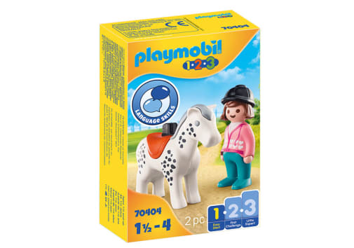 Playmobil Rider with Horse (Playmobil 1-2-3)