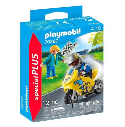 Playmobil Boys with Motorcycle