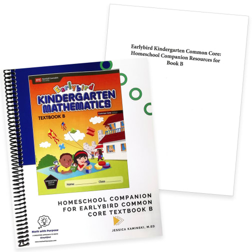 Homeschool Companion for Earlybird Common Core Textbook B with Card Set
