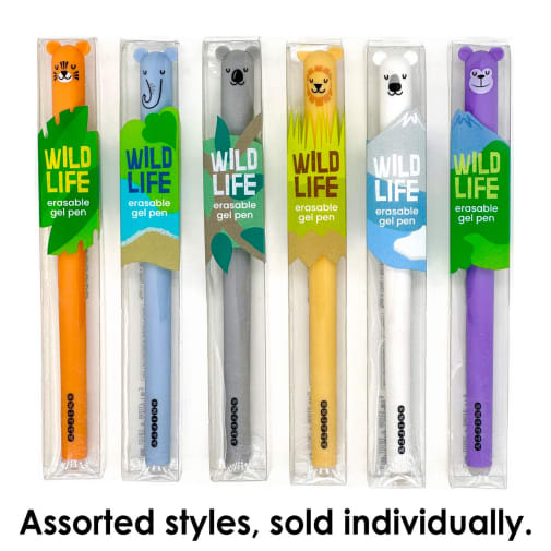 Wild Life Erasable Pens