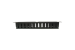 19 Inch Rackmount Cable Management, 12 Slot, 1U, Metal, Black