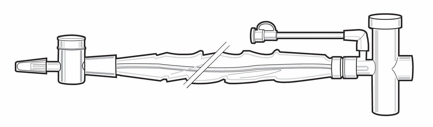 Ballard Closed Suction Catheter, Tracheostomy Type, 21.3 Inch Length MK 233415