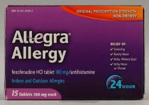 Allegra Allergy 24 Hr Tablets MK 830718