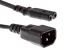 AC Power Cord, C14 to C7, 18 AWG, 6ft