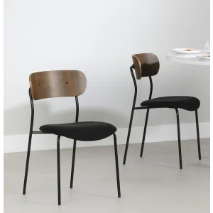 Chair with Metal Legs—Set of 2