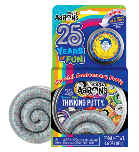 25 Years of Fun Special Anniversary Putty - Set of 4" and 2" Tins