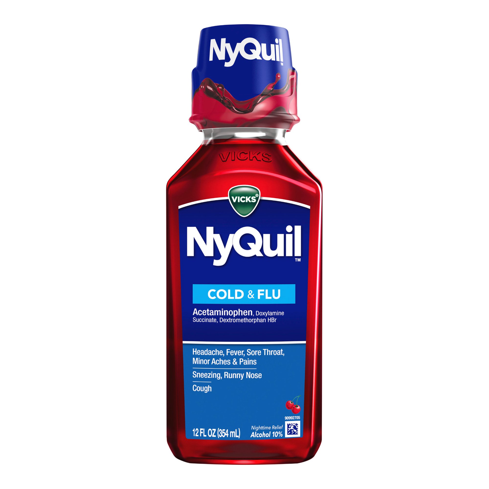 NyQuil Cold & Flu, Cherry Flavor MK 1229263