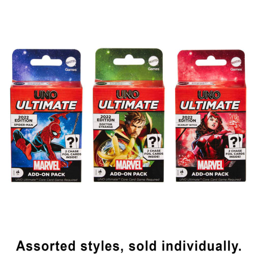 Uno Ultimate Marvel Card Game Add on Pack - Assorted Characters