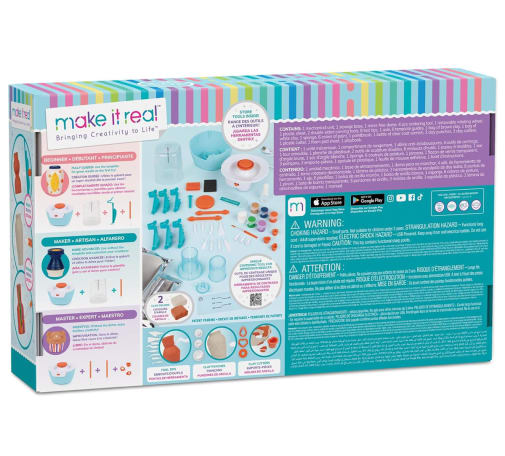 Make it Real Mini Pottery Studio Deluxe Set