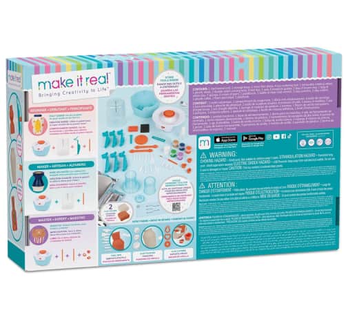 Make it Real Mini Pottery Studio Deluxe Set