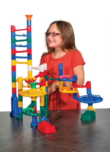 Slide-Maker Marble Run with 68 pcs.