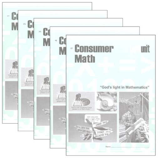 Consumer Math Answer Key Set