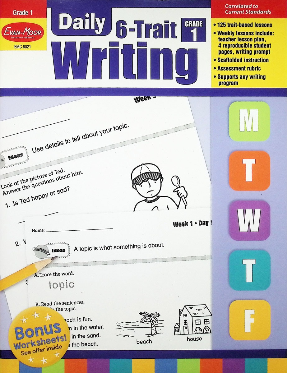Daily 6-Trait Writing, Grade 1