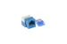 Cat6 110 Tool Less Type RJ45 Keystone Jack, Blue