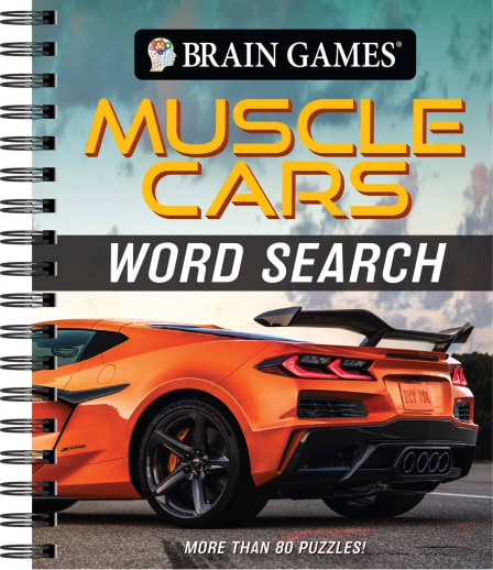 Word Search Puzzles - Muscle Cars (Brain Games)