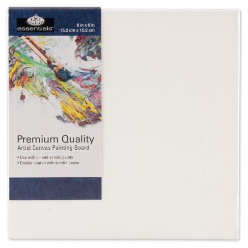 Stretched Artist Canvas Painting Board (6x6)