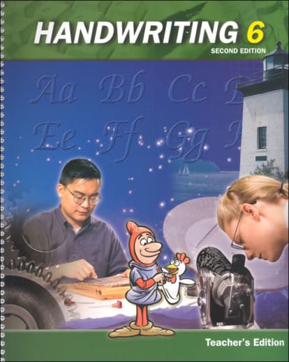 BJU Press Handwriting 6 Teacher Edition 2nd Edition