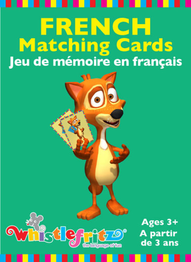 French Memory Matching Cards