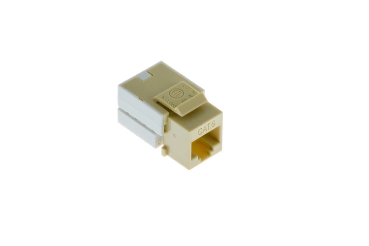 Cat6 RJ45 110 Type Keystone Jack, Ivory