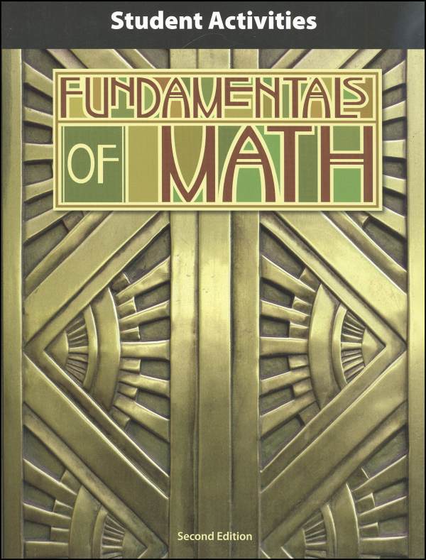 Fundamentals of Math Student Activity Manual 2nd Edition
