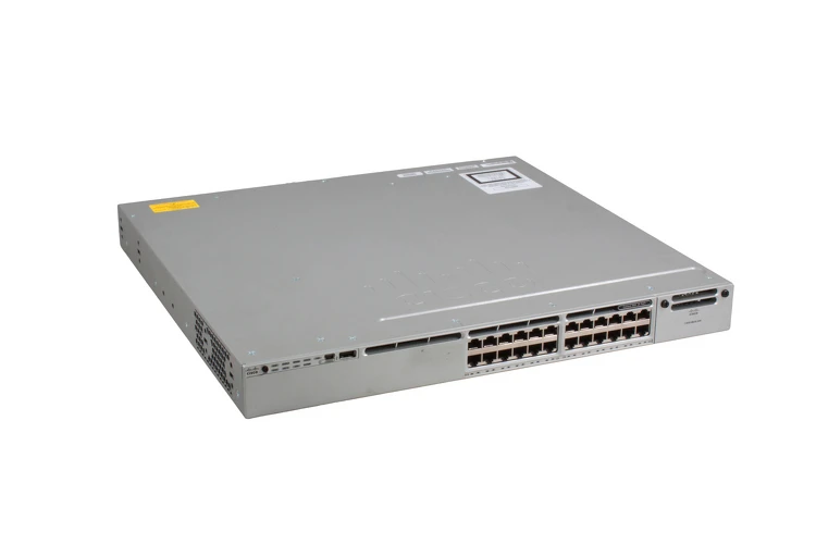Cisco 3850 Series UPOE 24 Port Switch, LAN Base, WS-C3850-24U-L, Refurbished, Original