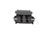 12/24 Fiber Splice Tray – Classic Fusion Tray, Black