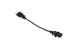 AC Power Cord, 5-15P to C13, 18 AWG, 1ft, Black