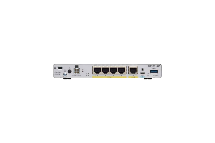 Cisco C1116-4P 4-Port Gigabit Ethernet Integrated Services Router with PoE, Factory Sealed