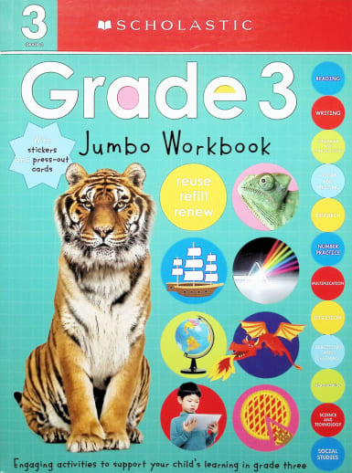 Third Grade Jumbo Workbook: Scholastic Early Learners