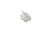 Modular RJ12 Plugs for Solid Round Cable, 6P6C, Qty 100