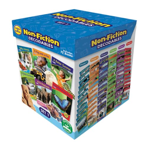 Decodable Readers: Letters and Sound Set 1 Non-Fiction Boxed Set