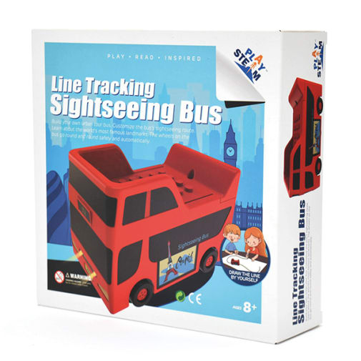 Line Tracking Sightseeing Bus