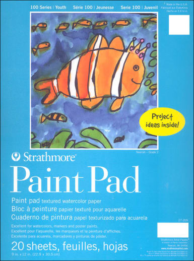 Strathmore Kids Paint Pad 9 x 12 (20 sheets)