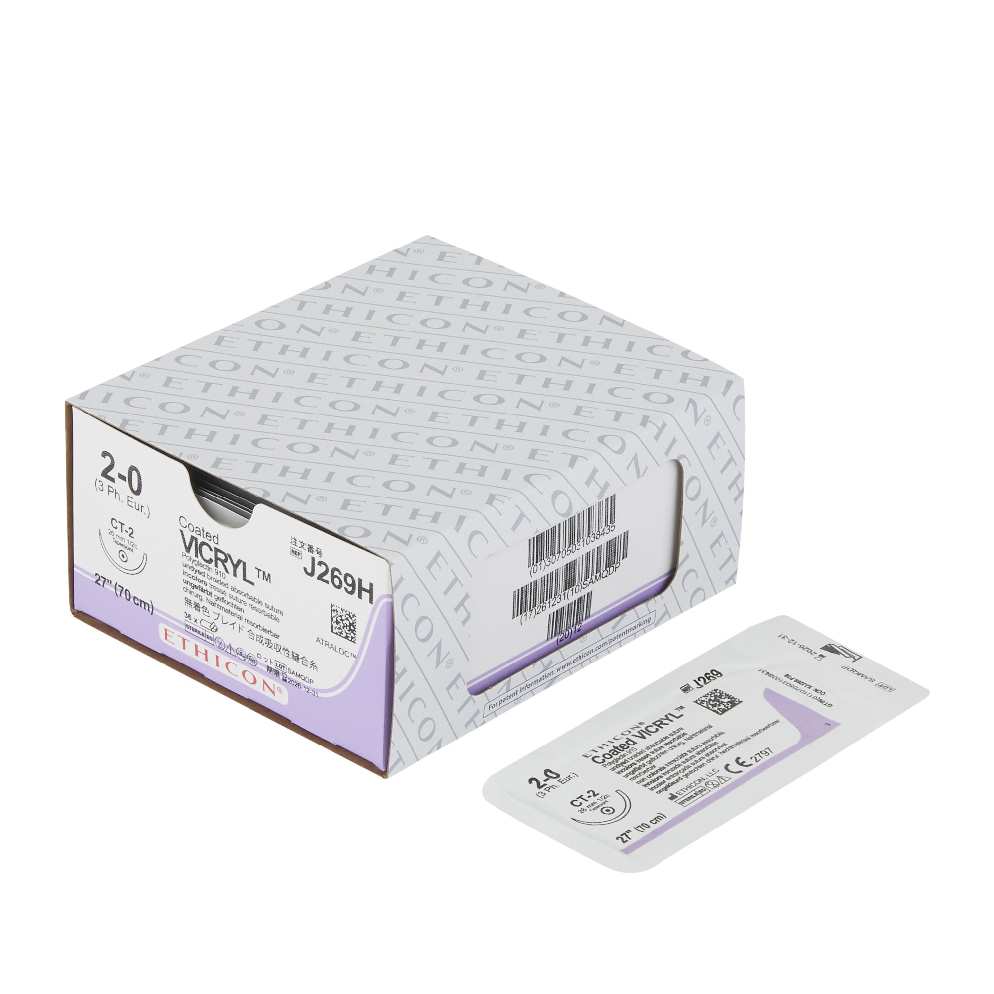 Coated Vicryl Suture with Needle MK 144506