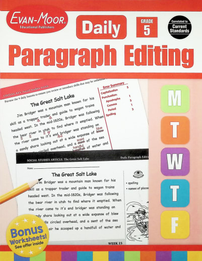 Daily Paragraph Editing, Grade 5